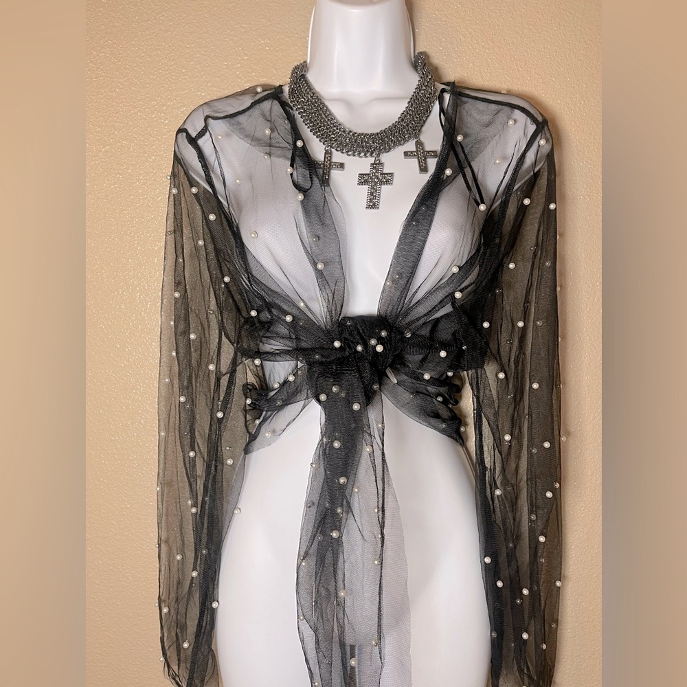Sheer blouse